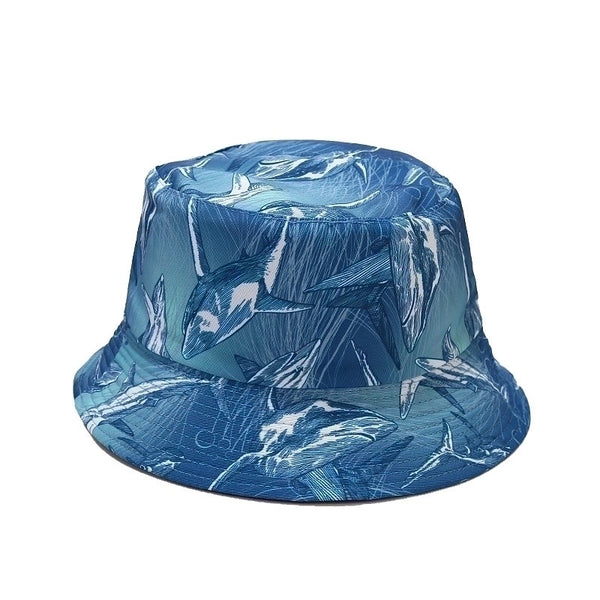 Unisex Casual Animal Printing Wide Eaves Bucket Hat