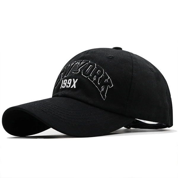 Unisex Casual Letter Embroidery Curved Eaves Baseball Cap