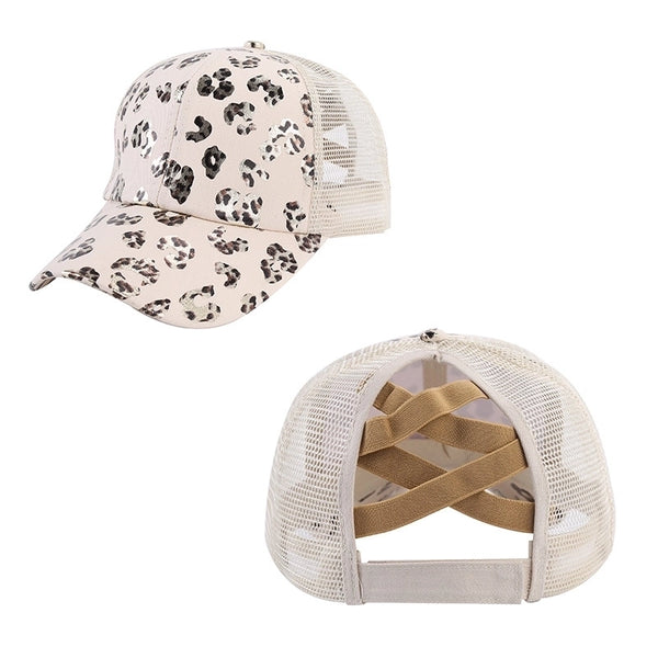 Unisex Casual Simple Style Stripe Lattice Flower Curved Eaves Baseball Cap