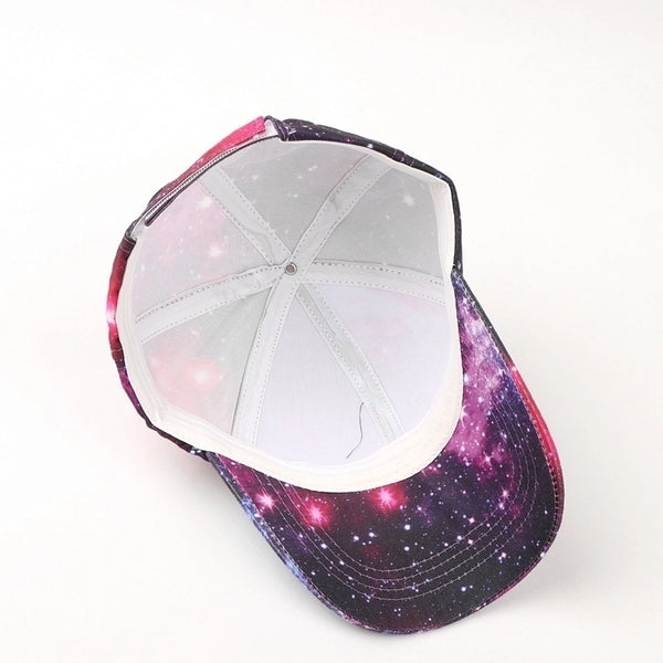 Unisex Casual Tie Dye Printing Curved Eaves Baseball Cap