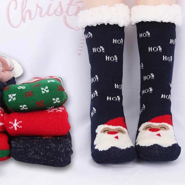 Unisex Christmas Cartoon Polyester Cotton Polyester Crew Socks A Pair