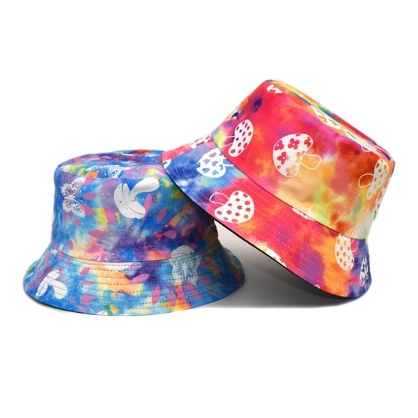 Unisex Fashion Mushroom Wide Eaves Flat Eaves Bucket Hat