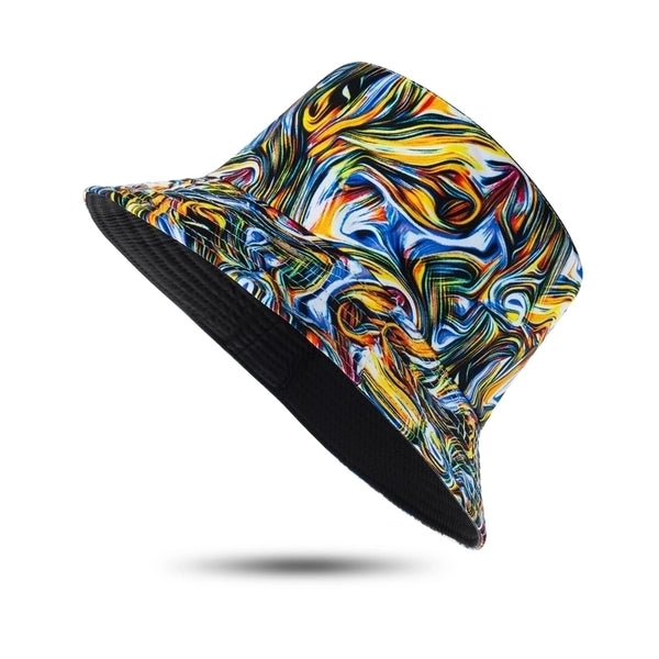 Unisex Fashion Printing Printing Wide Eaves Bucket Hat