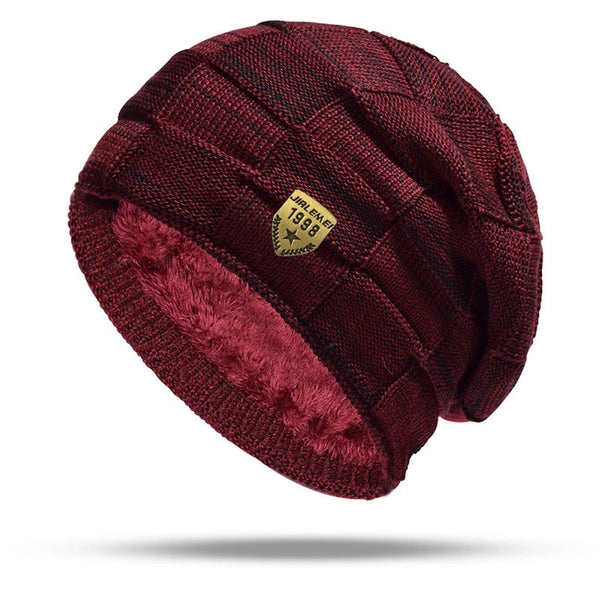 Unisex Fashion Solid Color Eaveless Wool Cap