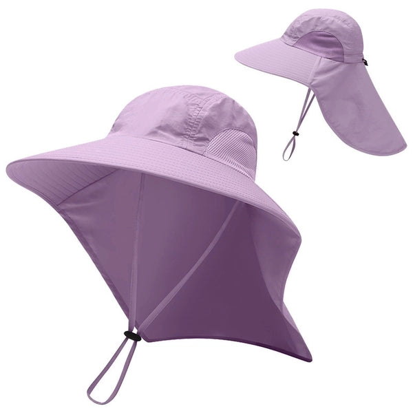 Unisex Fashion Solid Color Wide Eaves Bucket Hat