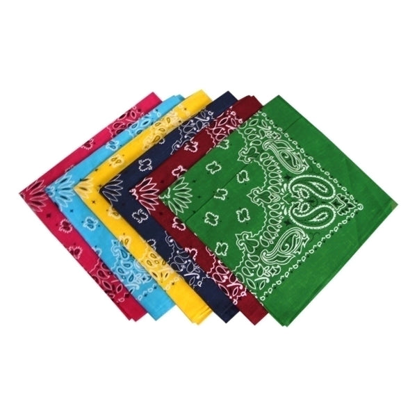 Unisex Retro Ethnic Style Flower Cotton Patchwork Bandanas