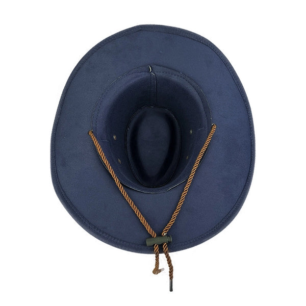 Unisex Retro Solid Color Cowboy Hat