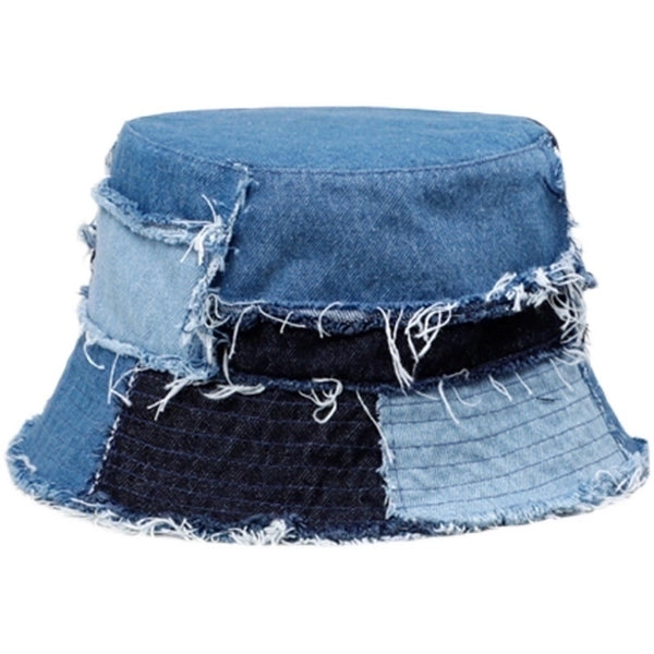 Unisex Simple Style Color Block Big Eaves Bucket Hat