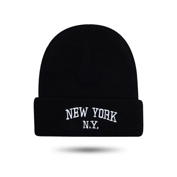 Unisex Simple Style Letter Embroidery Crimping Wool Cap