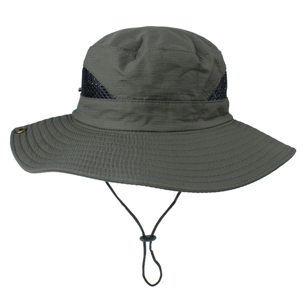 Unisex Simple Style Solid Color Elastic Drawstring Design Flat Eaves Sun Hat