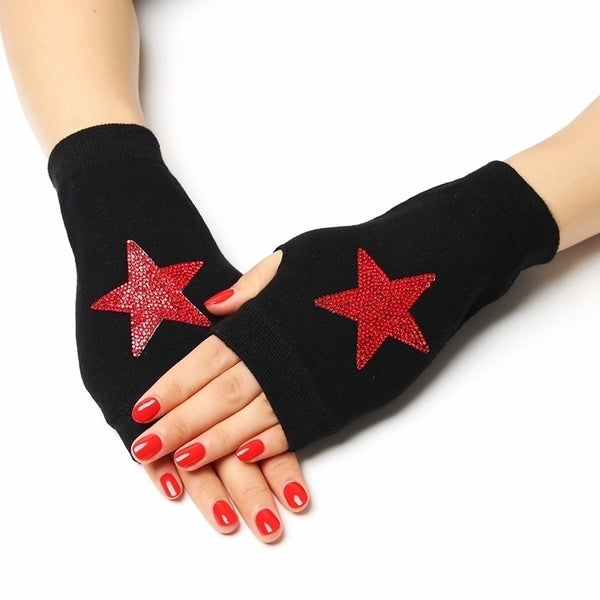 Unisex Simple Style Star Rose Skull Gloves 1 Pair