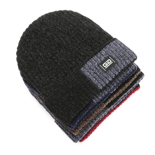 Unisex Streetwear Solid Color Eaveless Wool Cap