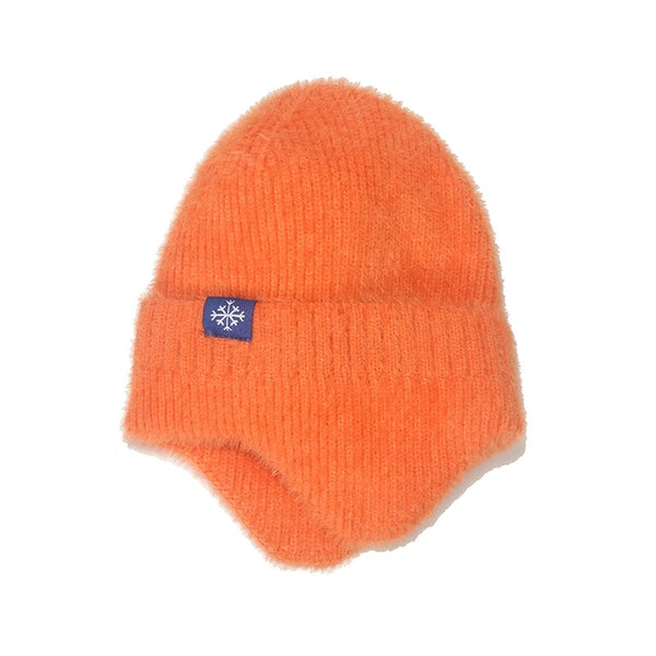 Women's Cartoon Style Simple Style Solid Color Eaveless Wool Cap