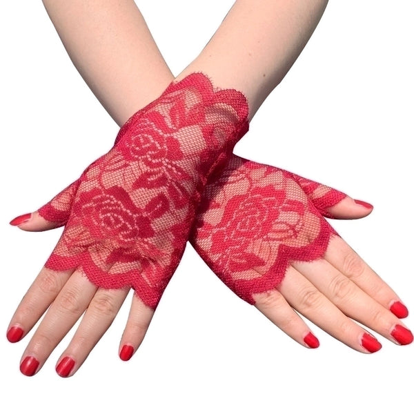 Women's Casual Flower Gloves 1 Pair