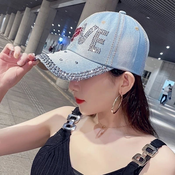 Women's Classic Style Letter Curved Eaves Baseball Cap