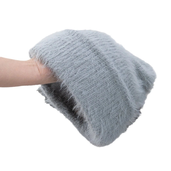 Women's Cute Sweet Simple Style Solid Color Eaveless Wool Cap