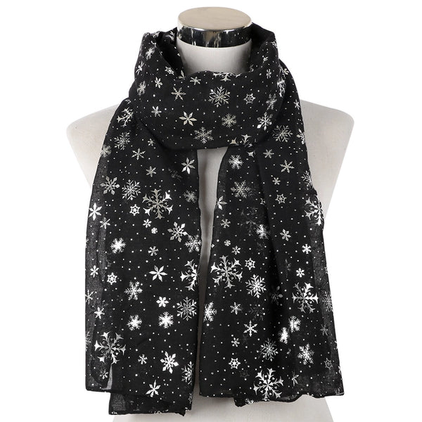 Women's Elegant Snowflake Polyester Shawls