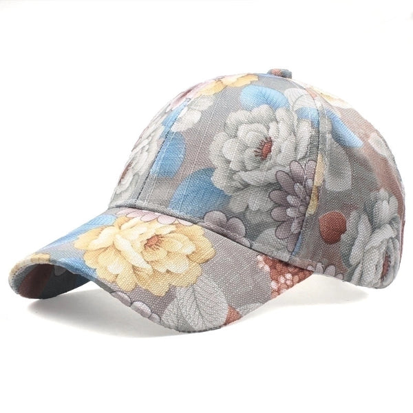 Women's Fashion Flower Baseball Cap