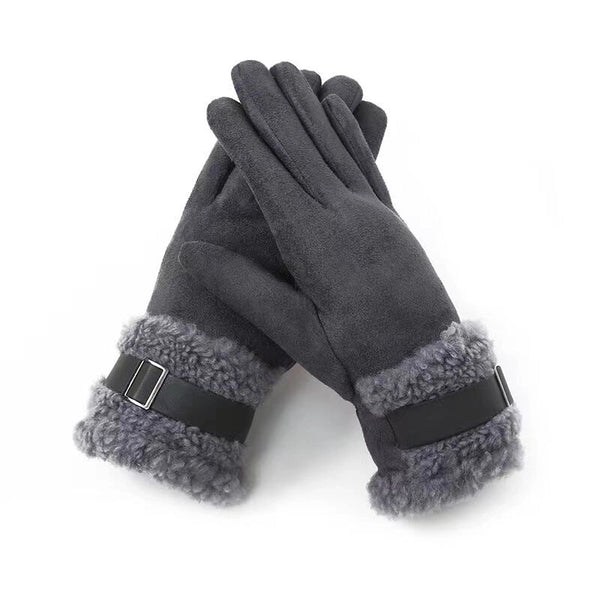 Women's Lady Simple Style Solid Color Gloves 1 Pair