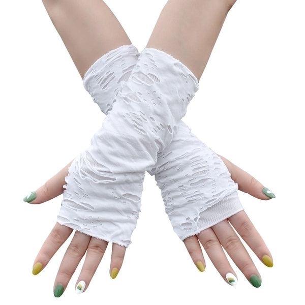 Women'S Punk Solid Color Gloves