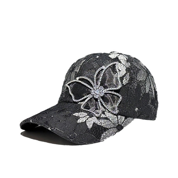 Women's Simple Style Classic Style Color Block Butterfly Curved Eaves Baseball Cap