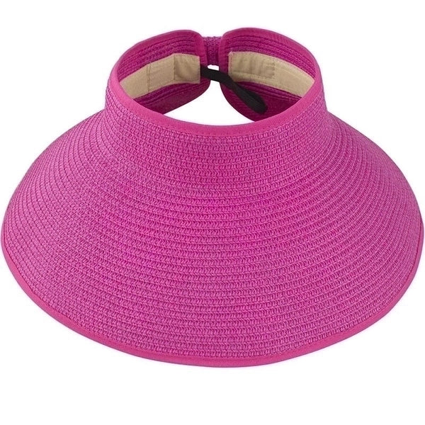 Women's Simple Style Solid Color Big Eaves Sun Hat