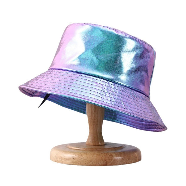 Women's Vacation Sweet Solid Color Big Eaves Bucket Hat